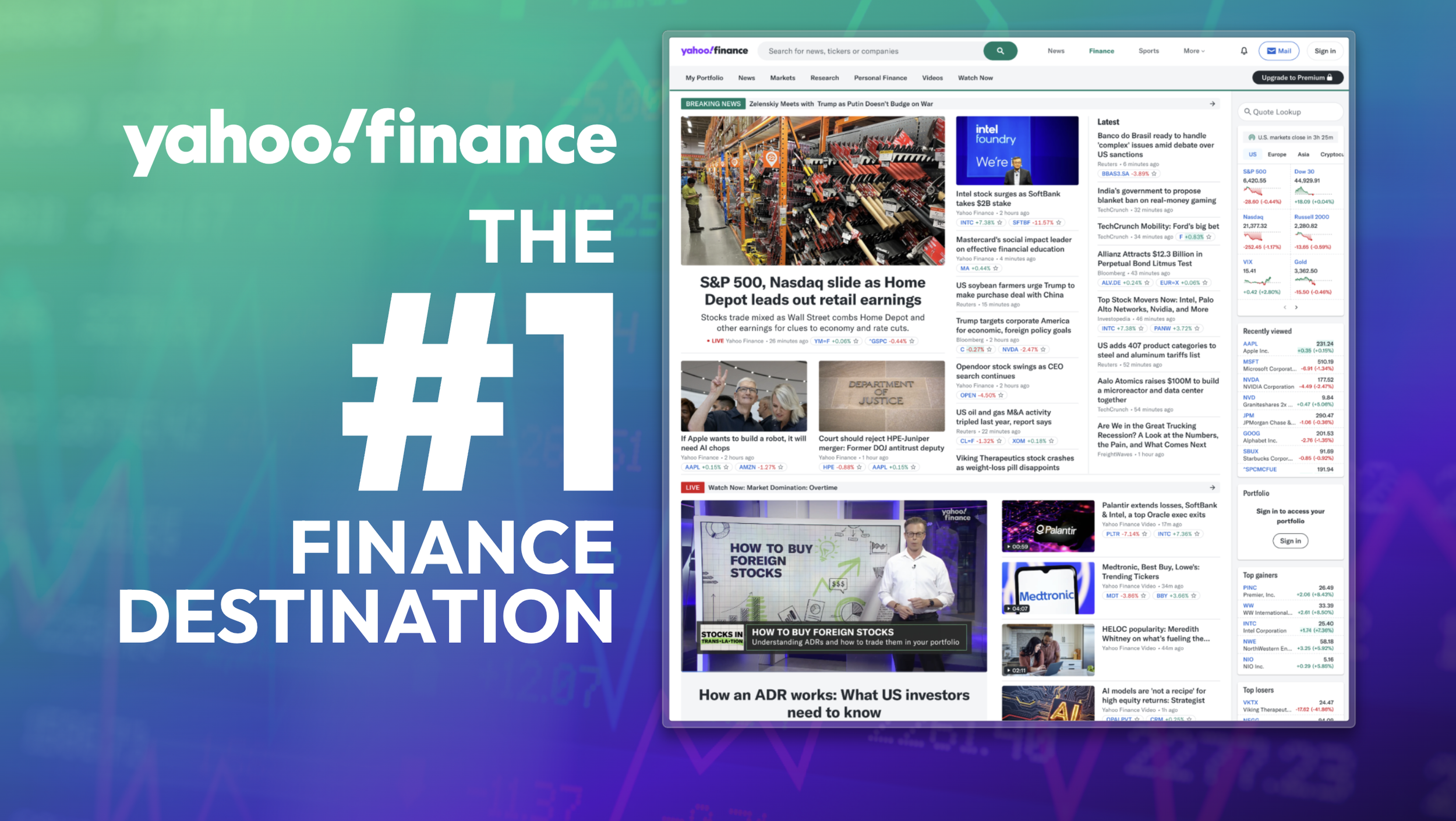 Yahoo Finance Overview 1 of 2